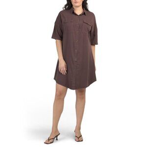 WEARABLES BY XCVI Sarsaparilla Bradford Shirt Dress